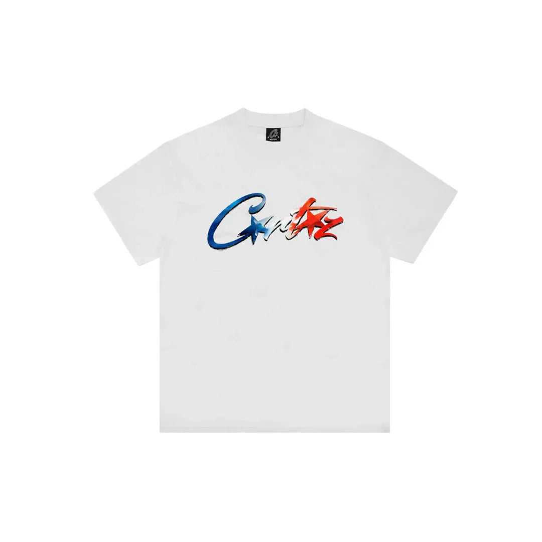 Corteiz Francais Allstarz Tee - White