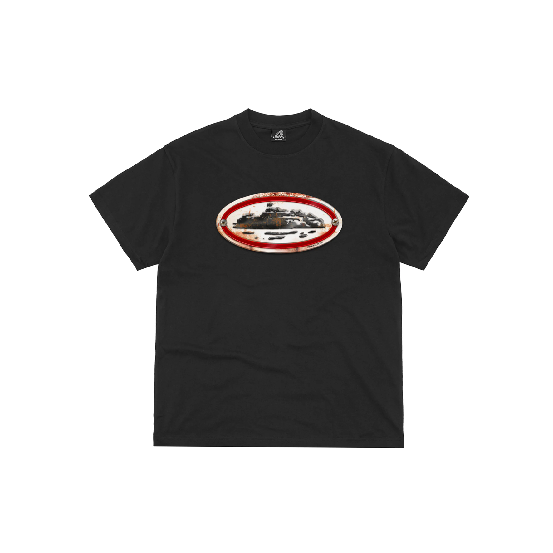   Corteiz Rusty Alcatraz Tee Black - Global Hype