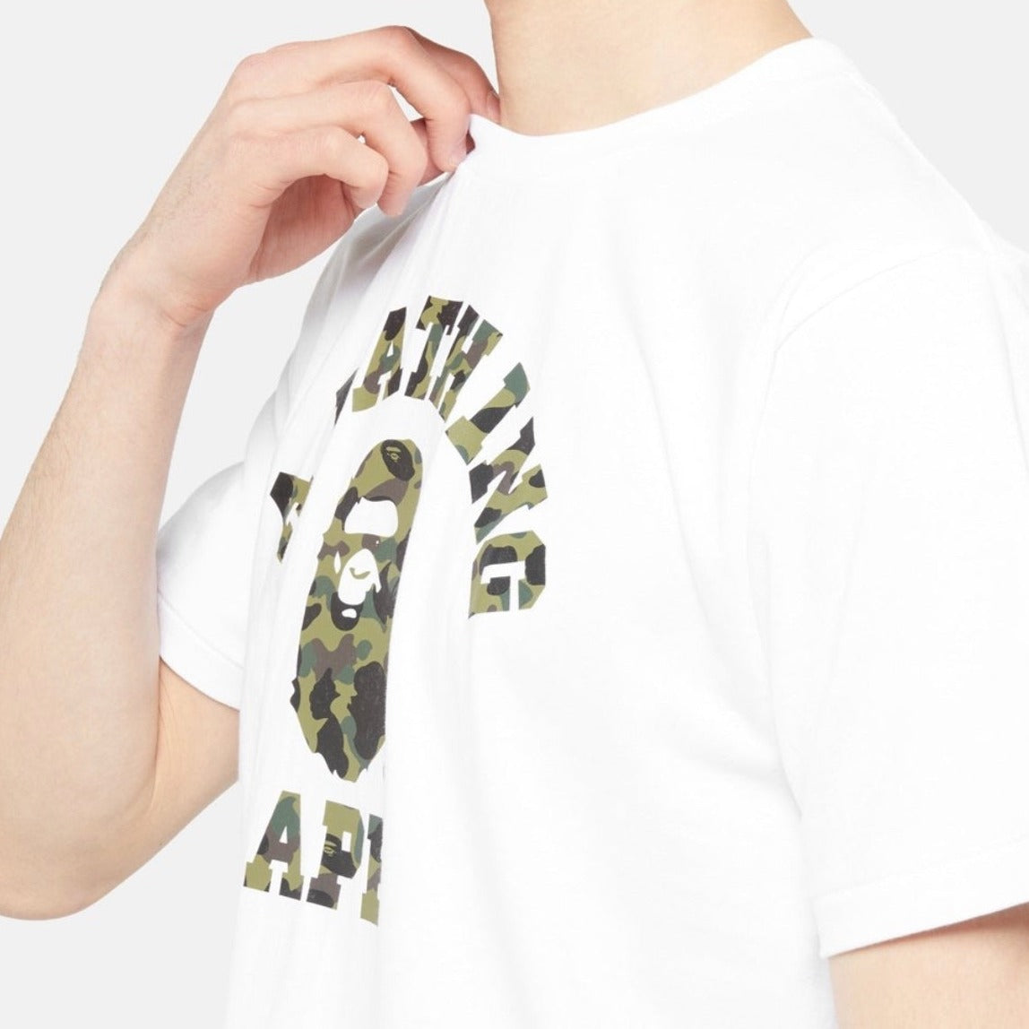 Bape Camo White Tee - The Global Hype