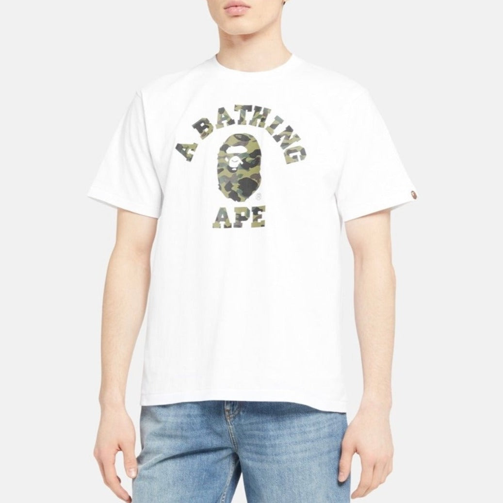 Bape Camo White Tee - The Global Hype