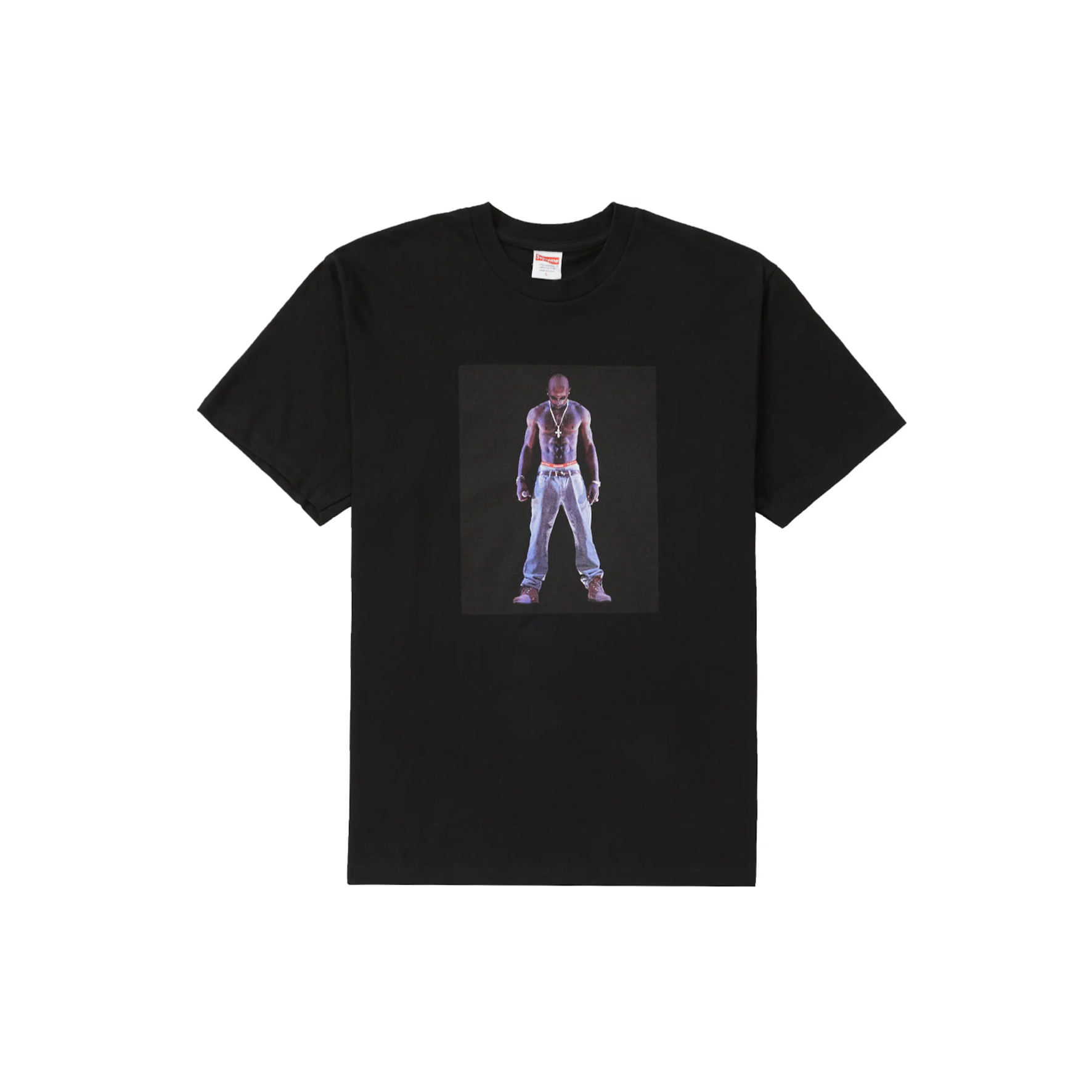 Supreme Tupac Hologram Tee, Black - Global Hype