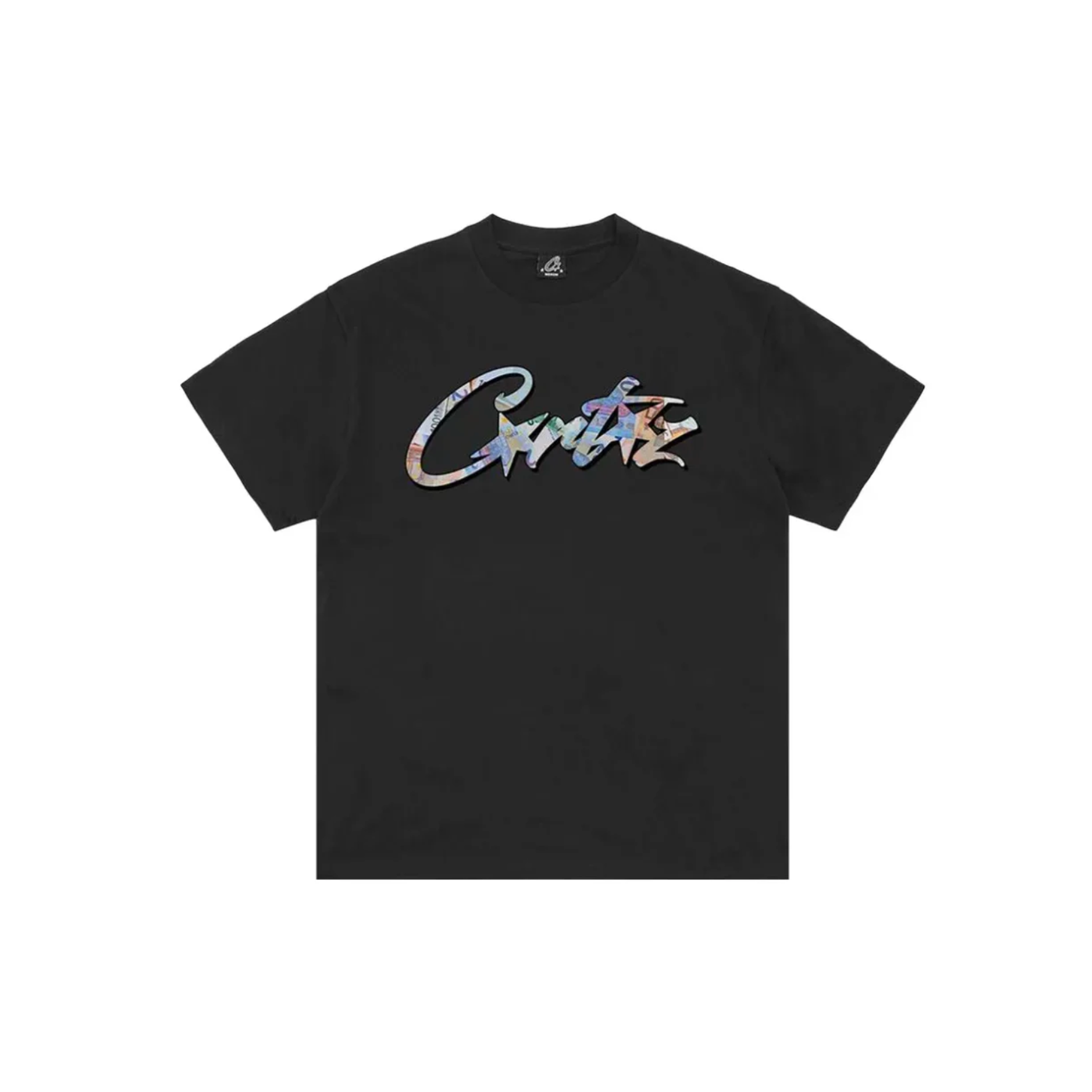 Corteiz Allstarz Euros Black Tee - Global Hype