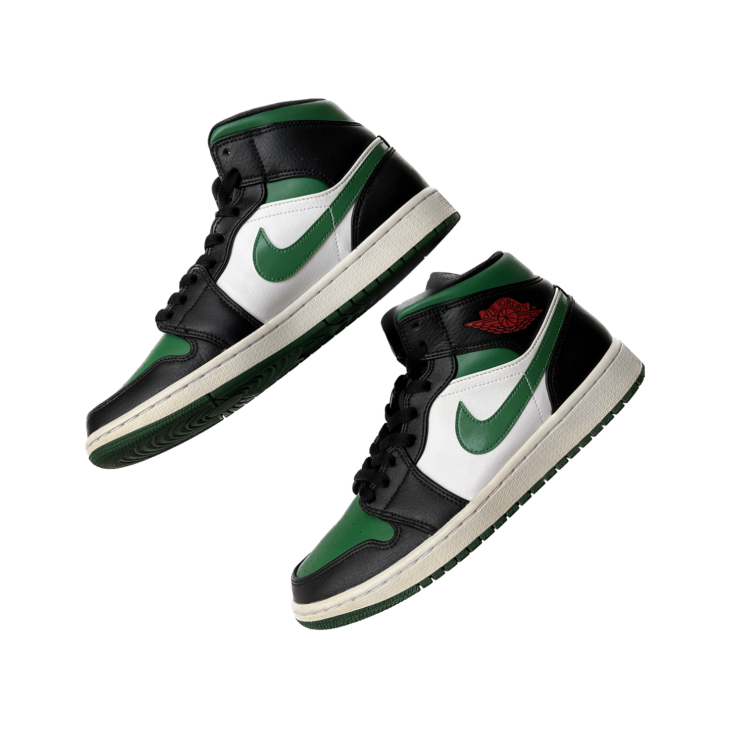 Jordan 1 Mid Green Toe - The Global Hype