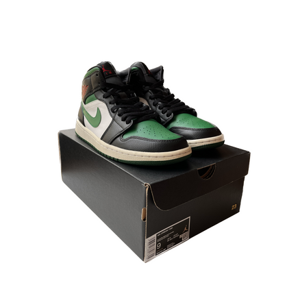 Jordan 1 Mid Green Toe - The Global Hype