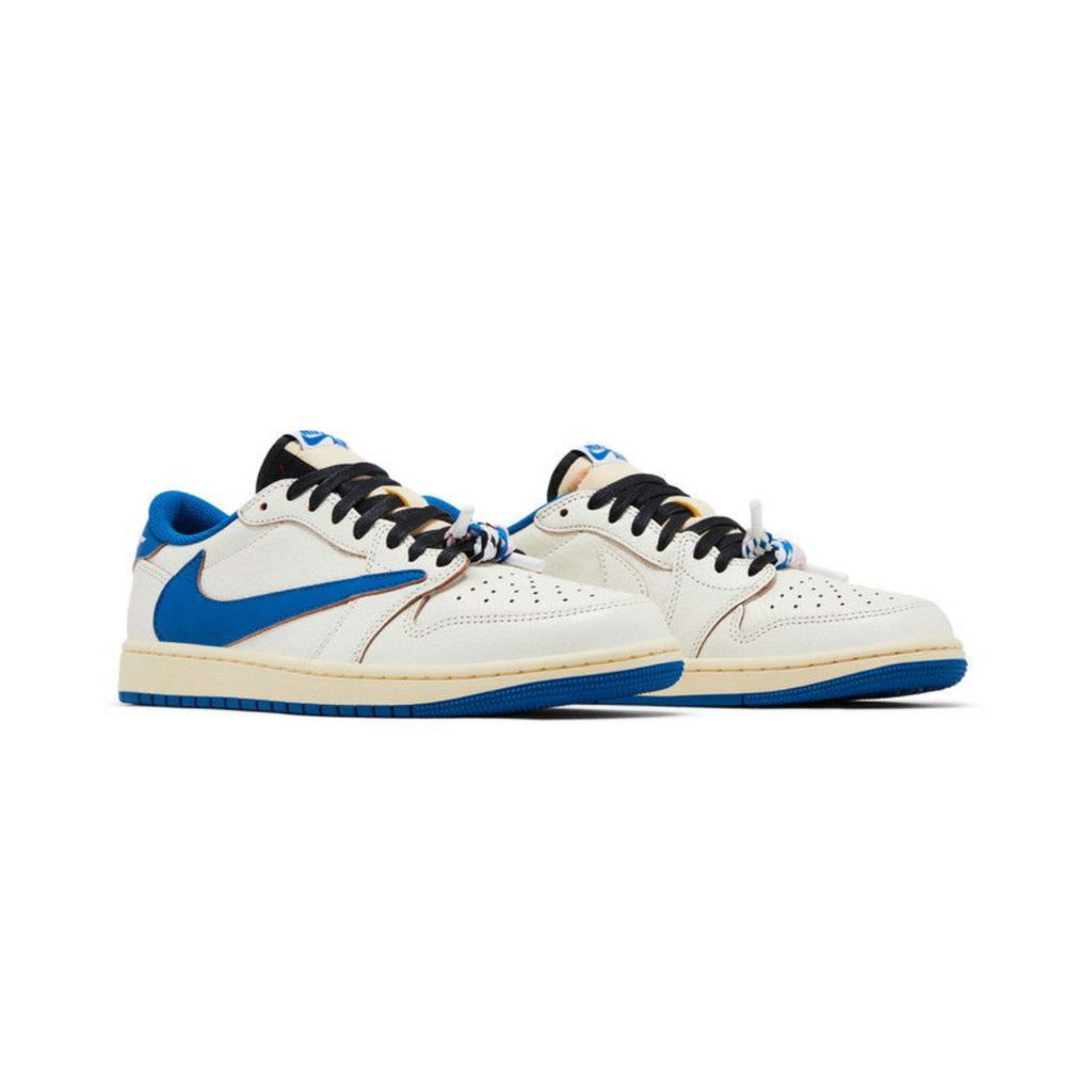 Jordan 1 Fragment Travis Scott Sail Military Blue - Global Hype