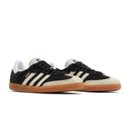 Adidas Samba OG Black Wonder White detalhe superior - sapatilhas autênticas Adidas Samba IE5836
