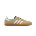Adidas Samba Wales Bonner Desert White vista lateral - sapatilhas couro camurça castanho creme colaboração