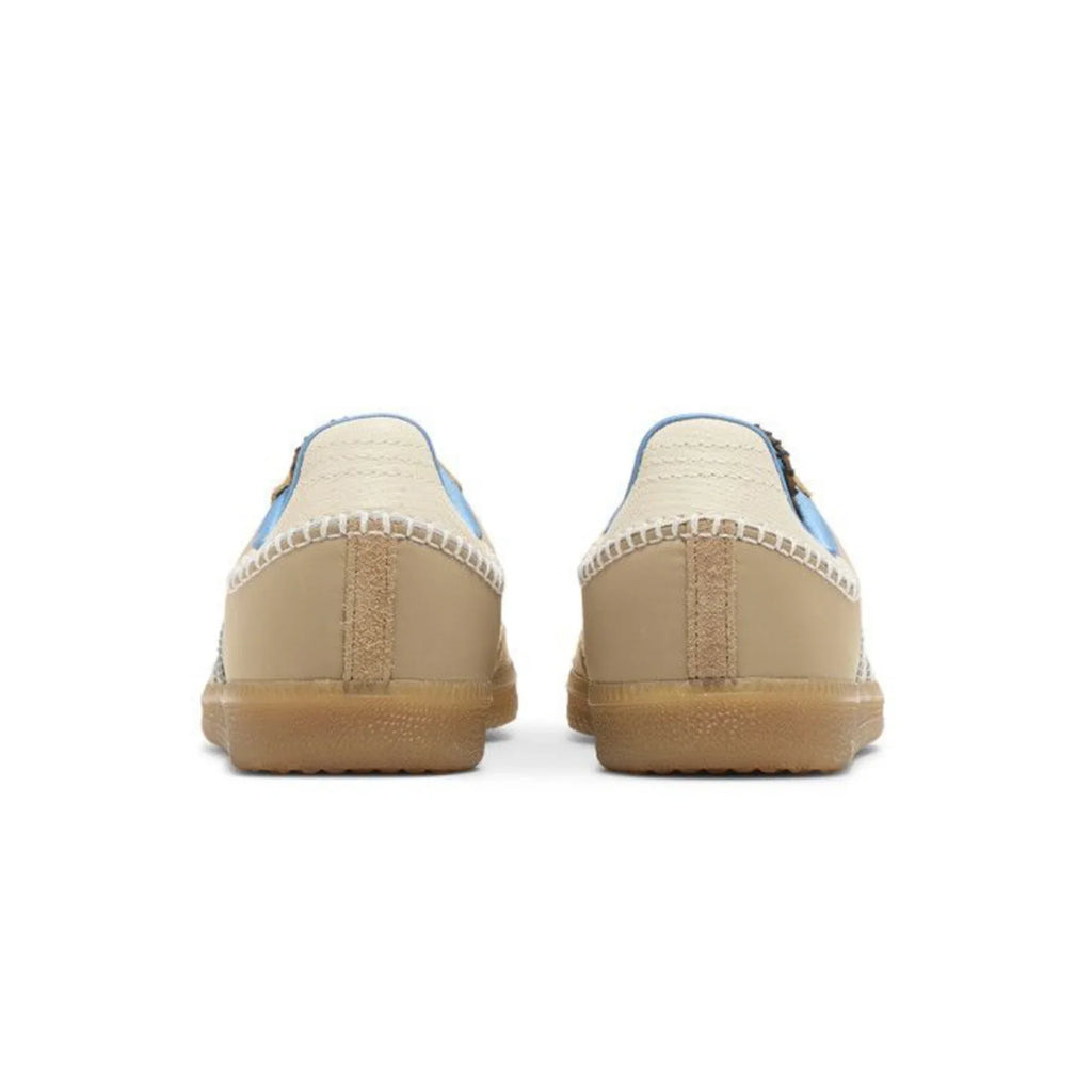 Adidas Samba Wales Bonner Desert White vista traseira - sapatilhas streetwear edição limitada premium