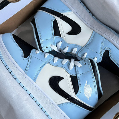 Jordan 1 Mid Ice Blue - The Global Hype